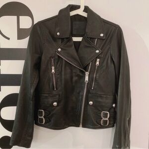 All Saints Leather biker jacket